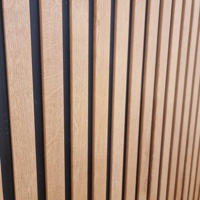 Wood Effect Slatted Wall Panel
