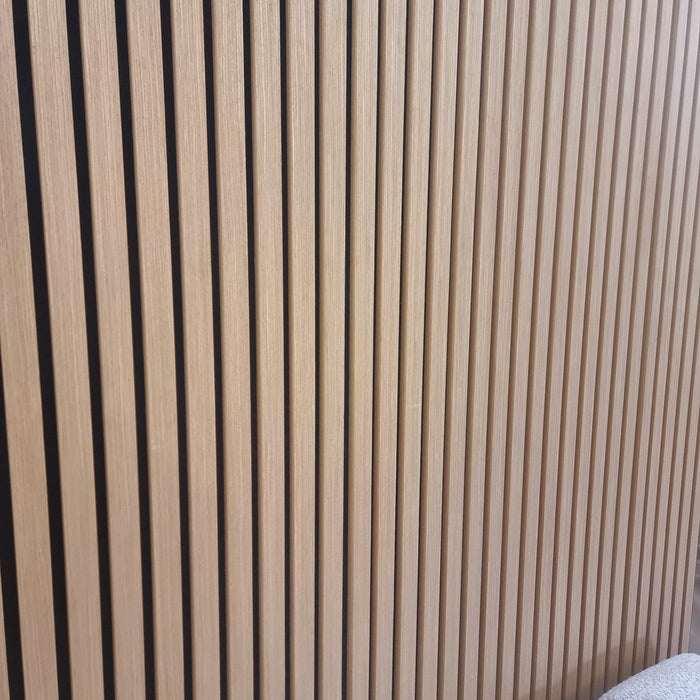 Real Wood Acoustic Slatted Wall Panel