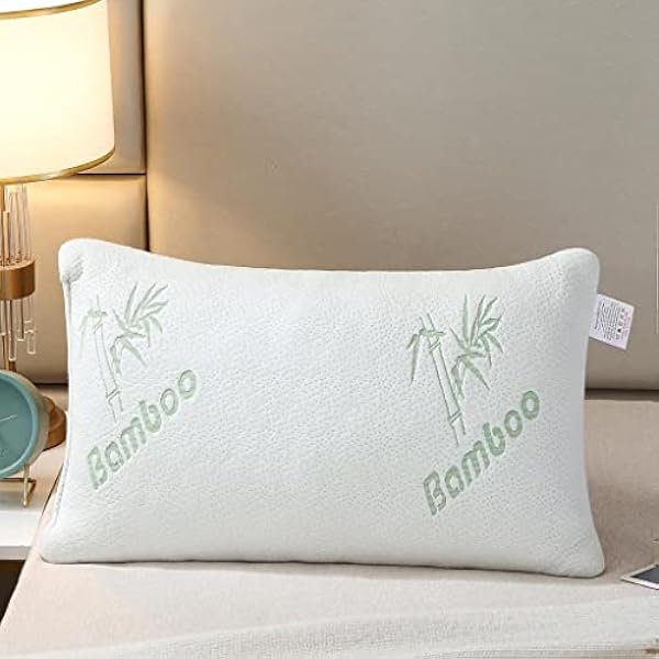 Luxury Adjustable Quilted Memory Pillow for Neck and Shoulder Support Easily Breathable, Soft and Comfortable, Non-Allergenic