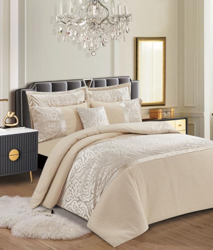 3 Piece Infinix Duvet Cover Set Soft Jacquard Velvet Bedding Quilt Cover Set with Pillow Cases Hypoallergenic Machine Washable