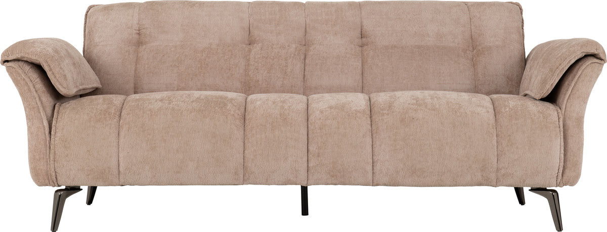 Amalfi 3 Seater Sofa Champagne Fabric