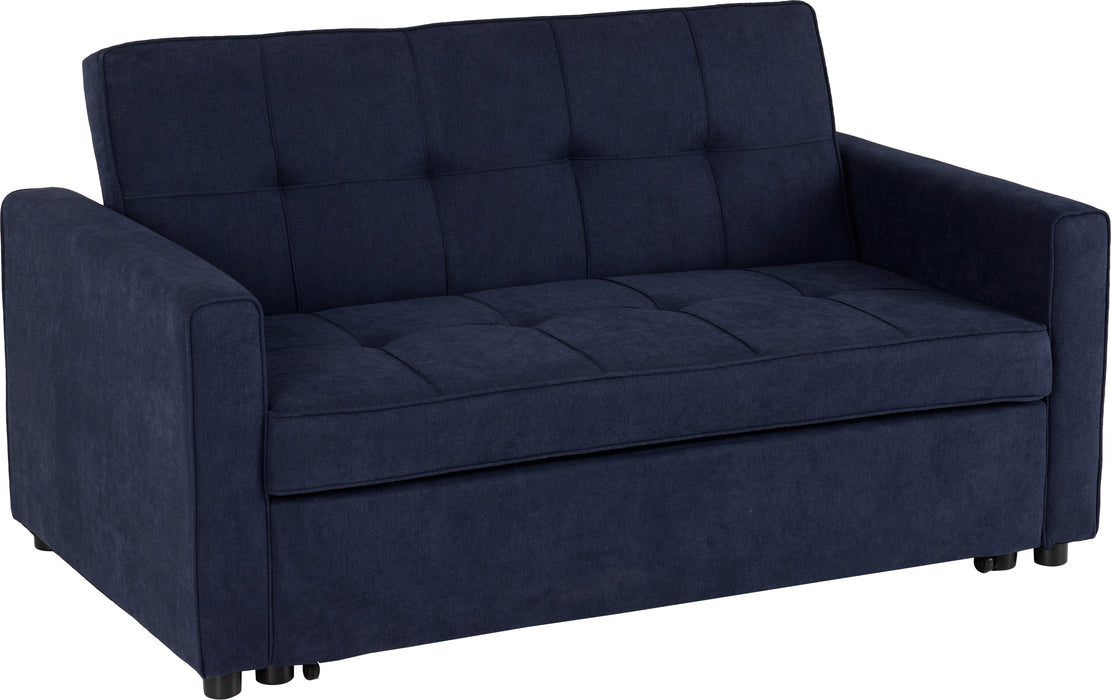 Astoria Sofa Bed Navy Blue Fabric