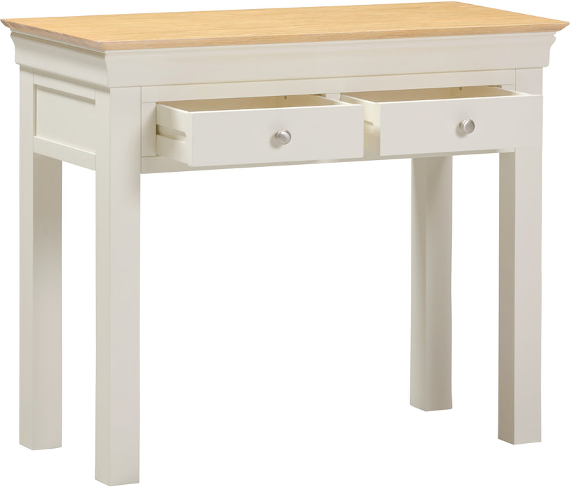 Bordeaux Console Table Ivory/Oak