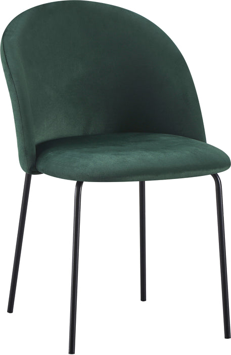 Boston Chair (Box of 4) Emerald Green Velvet