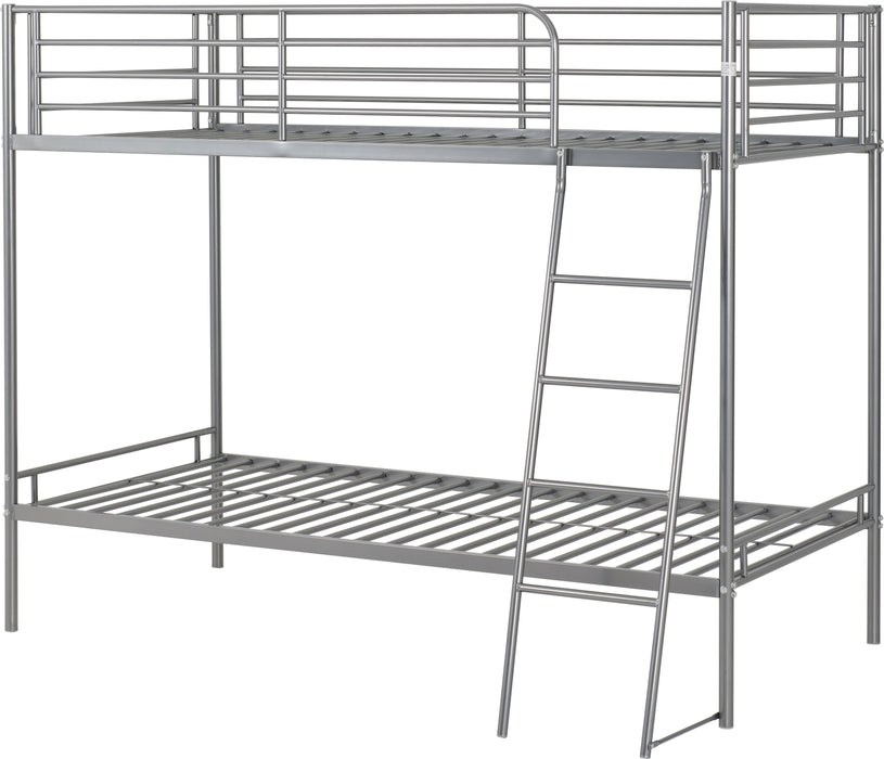 Brandon 3' Bunk Bed Silver