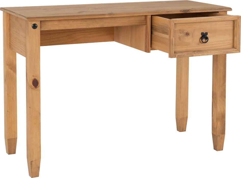 Budget Mexican Study Desk Distressed Waxed Pine