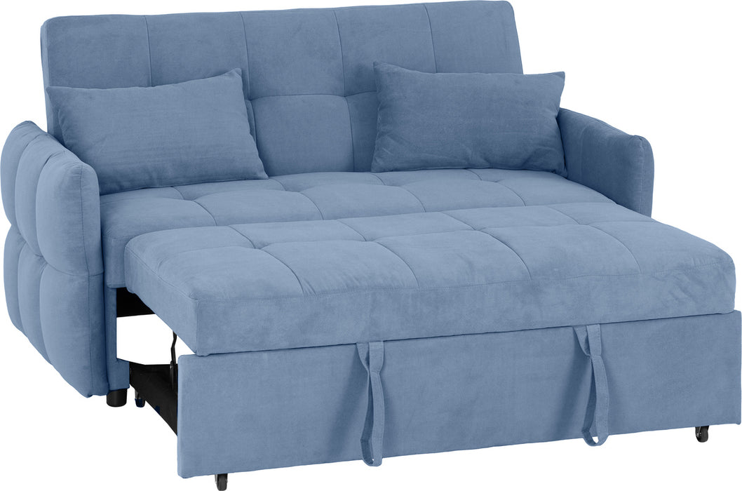 Chelsea Sofa Bed Blue Fabric