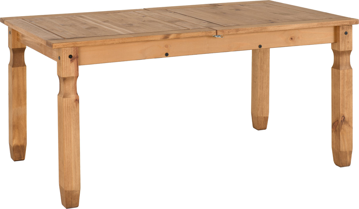 Corona Extending Dining Set (6 Chairs) Distressed Waxed Pine