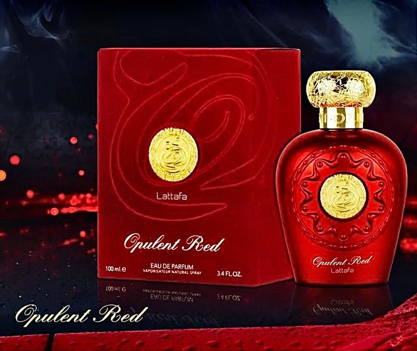 Opulent Red 100ml Eau de parfum by Lattafa Arabic perfume Unisex