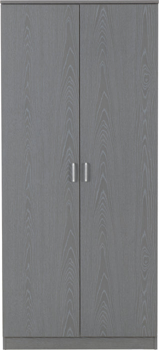 Felix 2 Door Wardrobe Grey