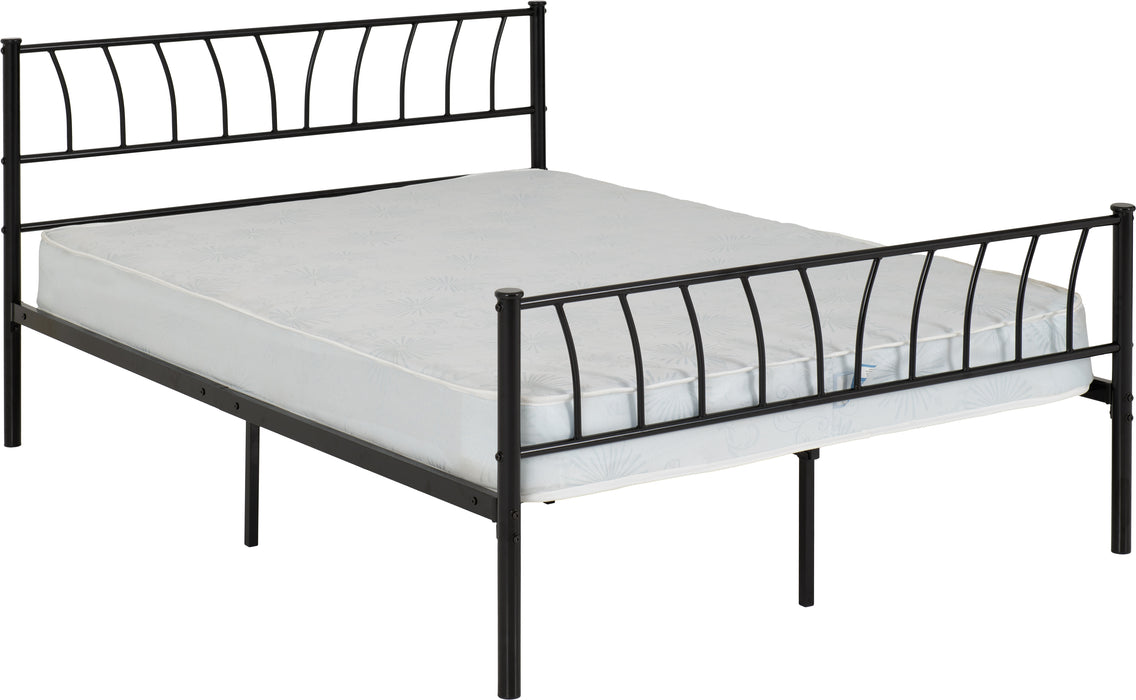 Harlow 4'6" Bed Black