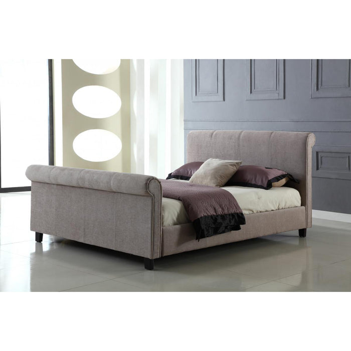 Jalisa Chenille (Brynford) Double Bed Mink