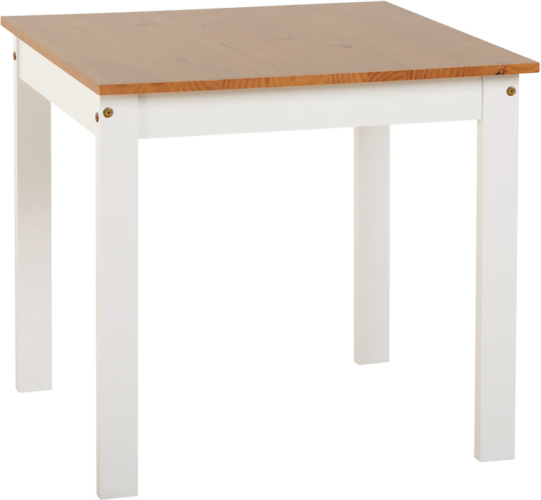 Ludlow 1+2 Dining Set White/Oak Lacquer