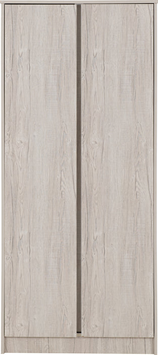 Malvern 2 Door Wardrobe Urban Snow
