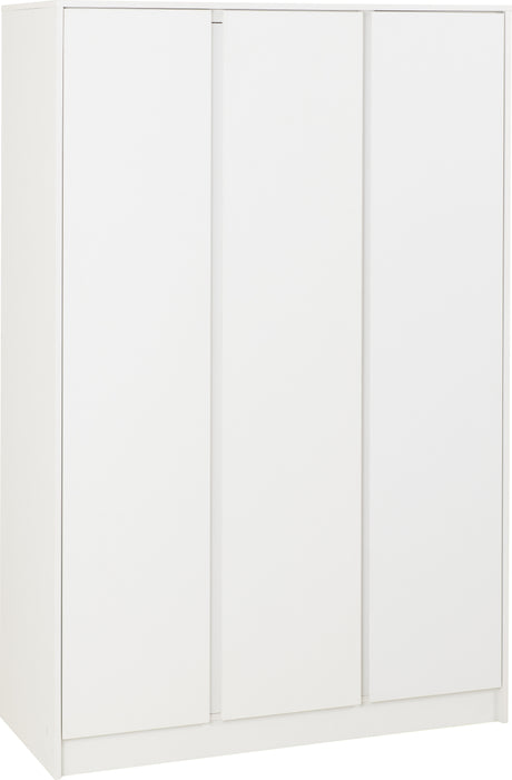 Malvern 3 Door Wardrobe Bedroom Set White