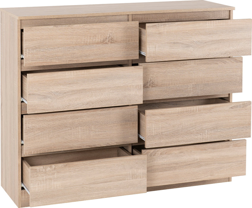 Malvern 8 Drawer Chest Sonoma Oak Effect