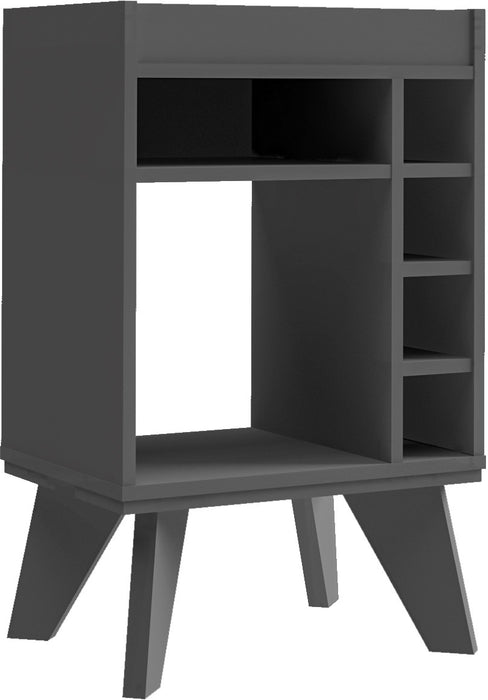 Naples Mini Bar/Side Table Grey