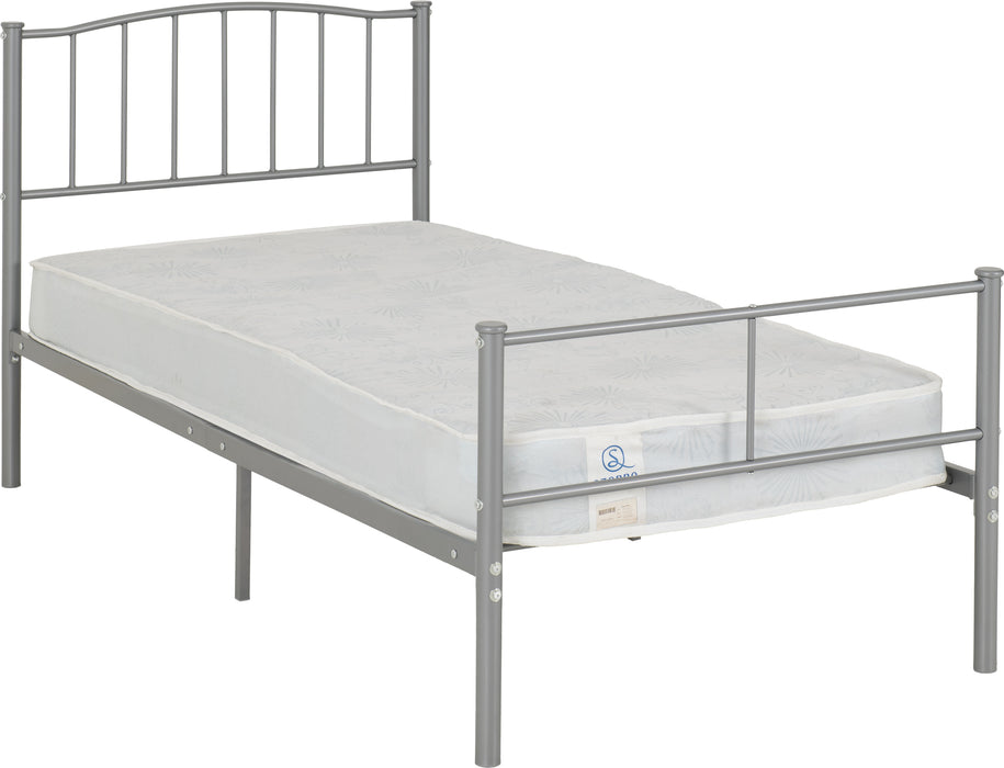 Newton 3' Bed Silver
