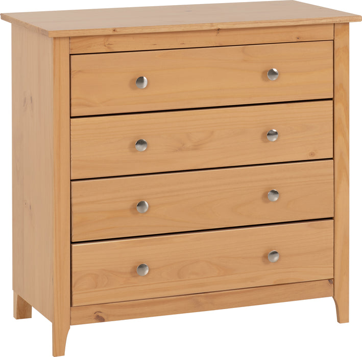 Oslo 4 Drawer Chest Antique Pine