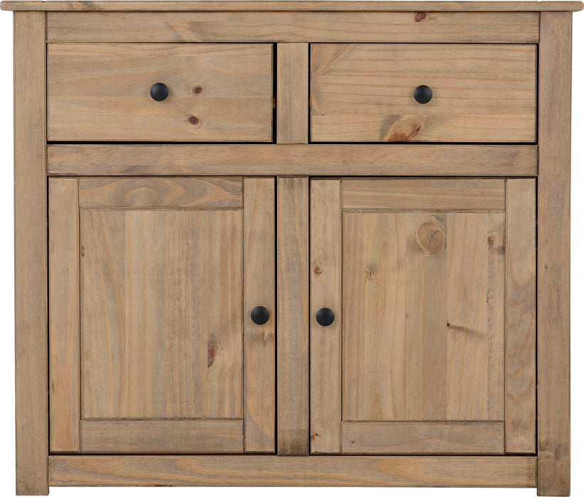 Panama 2 Door 2 Drawer Sideboard Natural Wax