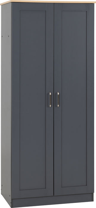 Portland Trio Grey/Oak Effect