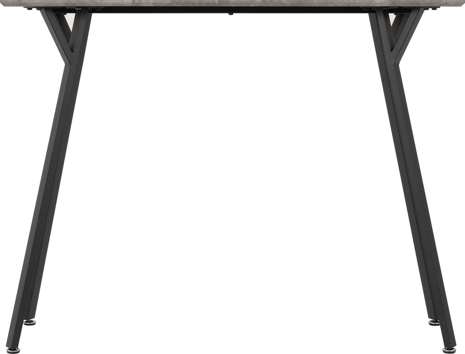 Quebec Bar Table Concrete Effect/Black