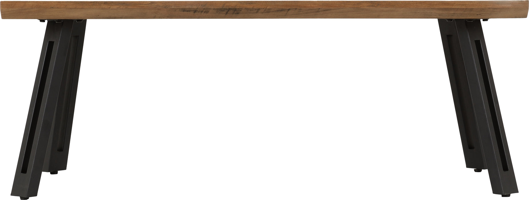 Quebec Wave Edge Coffee Table Medium Oak Effect/Black