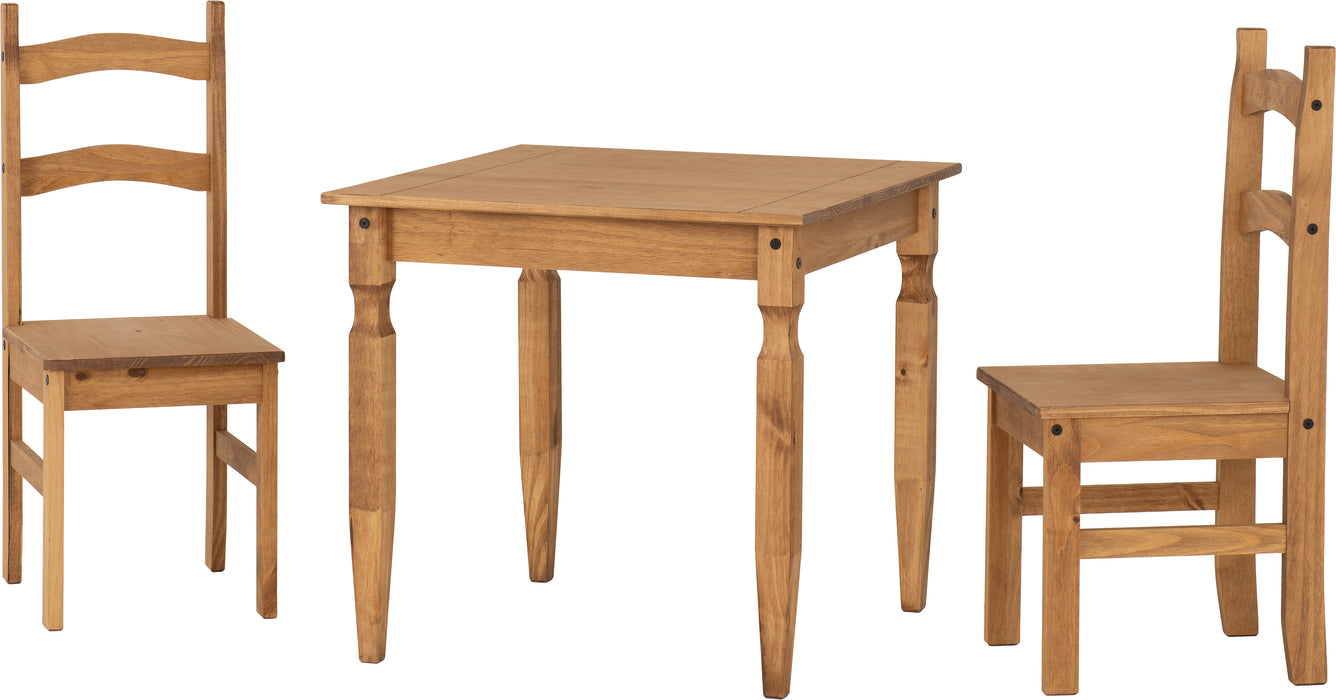 Rio Dining Set Distressed Waxed Pine