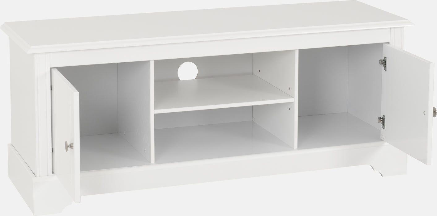 Stratford 2 Door TV Unit White