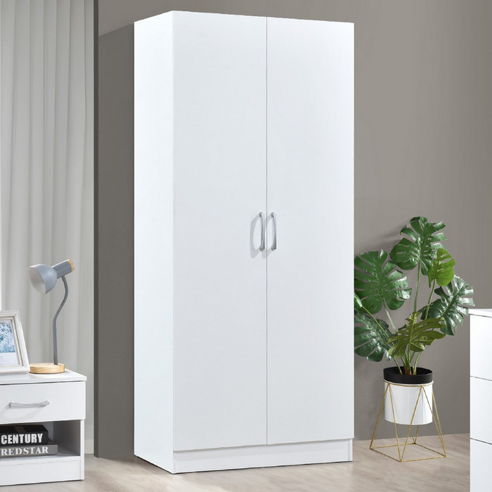 Highbury White 2 Door Double Wardrobe