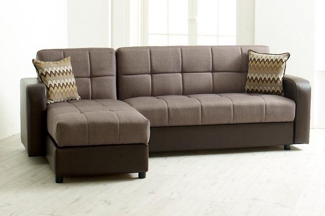 Elegant & Modern Design Turkish Corner Sofa Bed with Ottoman Storage