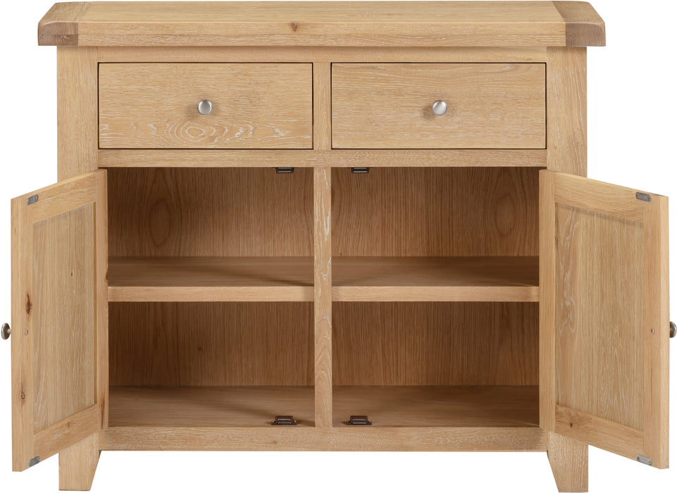 Windsor 2 Door 2 Drawer Sideboard Natural Oak