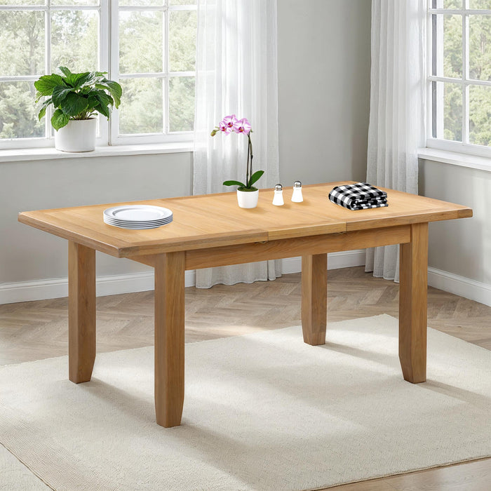 Windsor Extending Dining Table Natural Oak