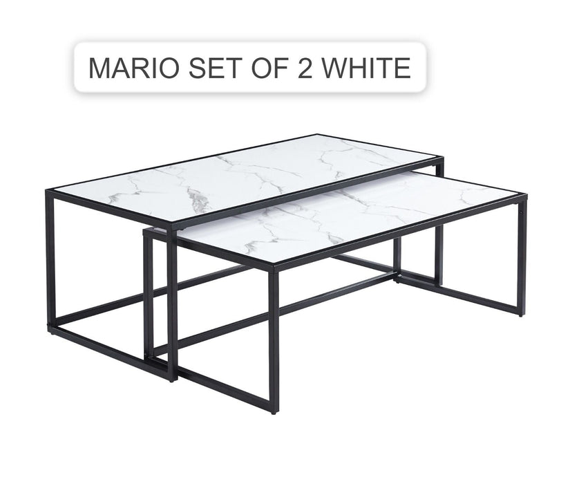 Mario Set of 2 Piece Coffee Table Set