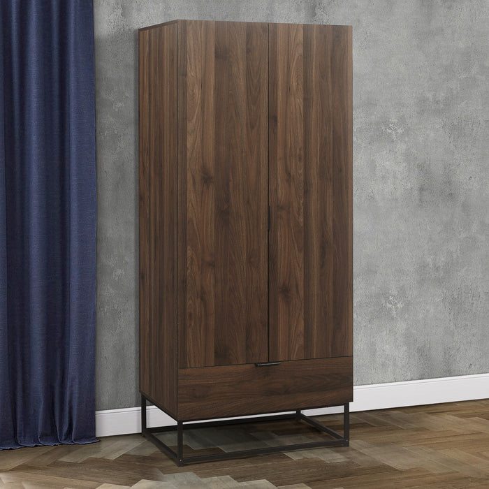 Houston 2 Door 1 Drawer Wardrobe