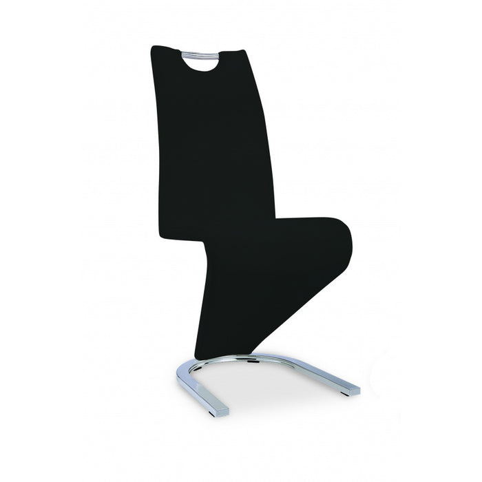 Kingsway Dining Chair Vintage PU Black (2s)