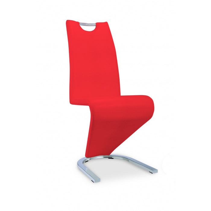 Kingsway Dining Chair Vintage PU Red (2s)