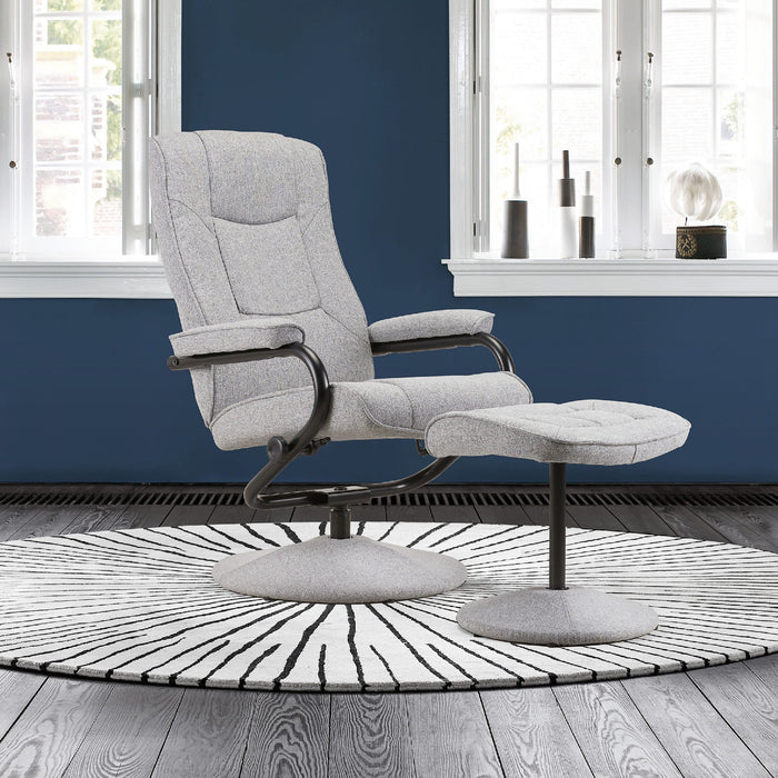Memphis Swivel Chair & Footstool