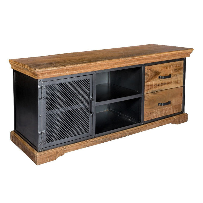 Metropolis Industrial 1 Door 2 Drawer TV Unit