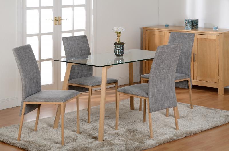 Morton Dining Table Set with 4 Chairs