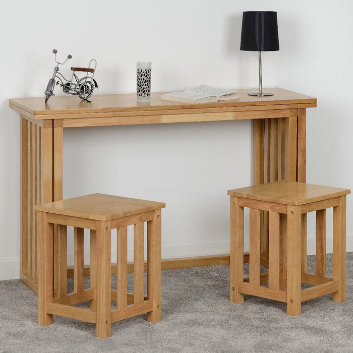 Richmond Foldaway Dining Set with 2 Stools
