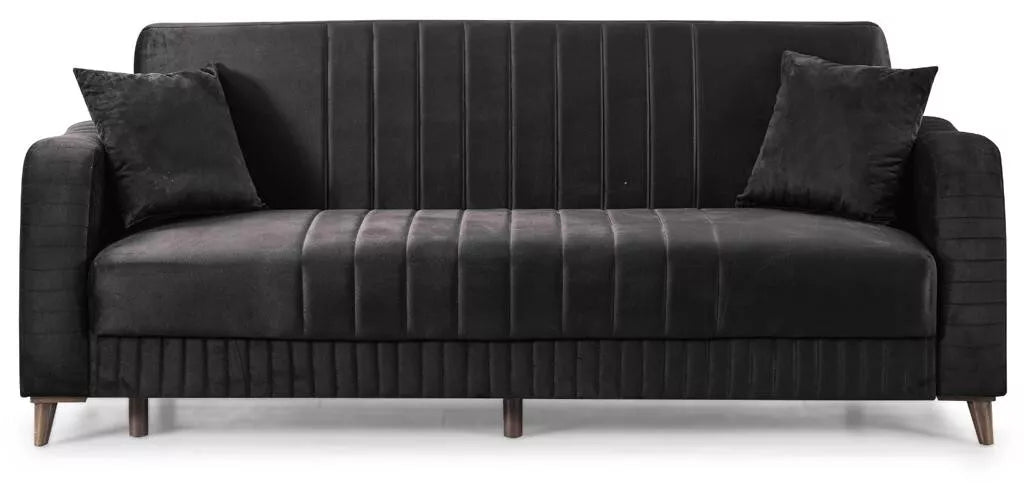 Luxurious Modern Turkish Ottoman 3 Seater Sofa Bed with Storage and Cushions