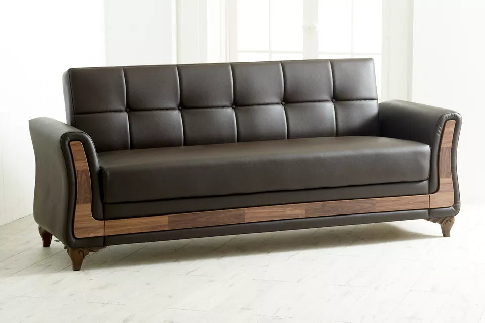 Best 3 Seater Ottoman Storage Sofa Bed Modern Luxury Bedroom - UK Made