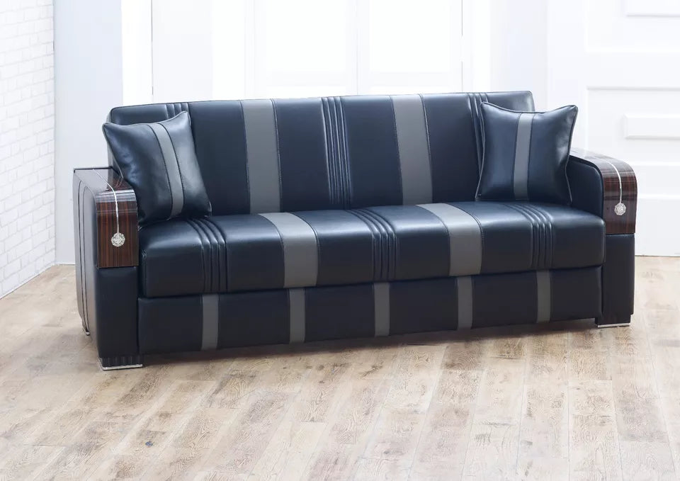Honey 3 Seater Ottoman Storage Sofa Bed Modern Luxury Bedroom - UK Made