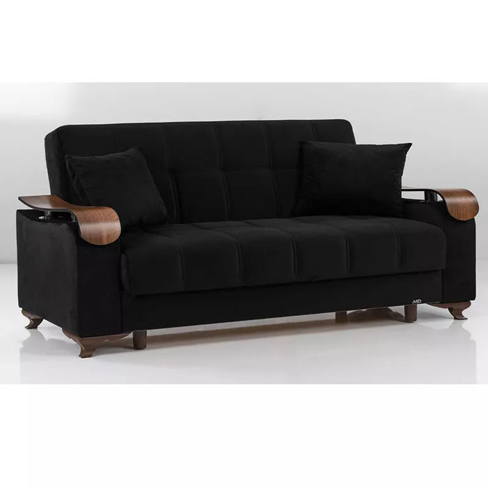 Luxurious Modern Turkish Ottoman 3 Seater Sofa Bed with Storage and Cushions