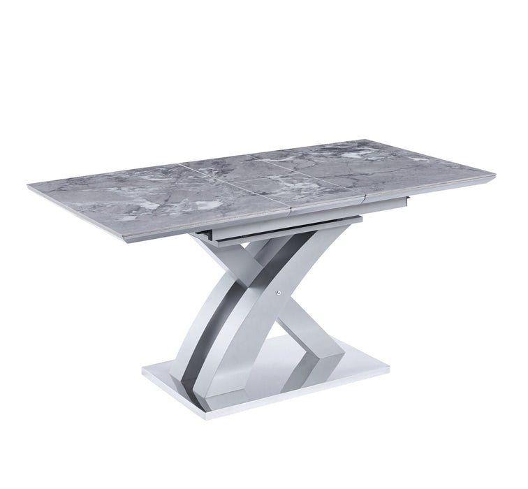 Stello Sintered Ceramaic Stone Or Glass Extending Dining Table