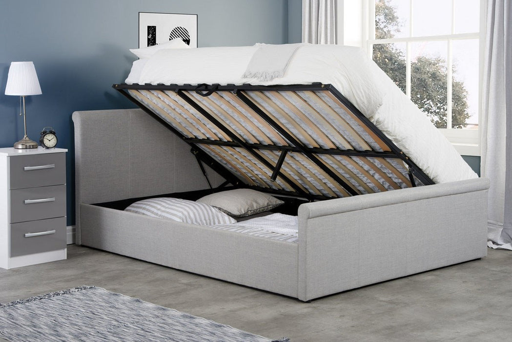 Stratus Fabric Ottoman Bed Frame