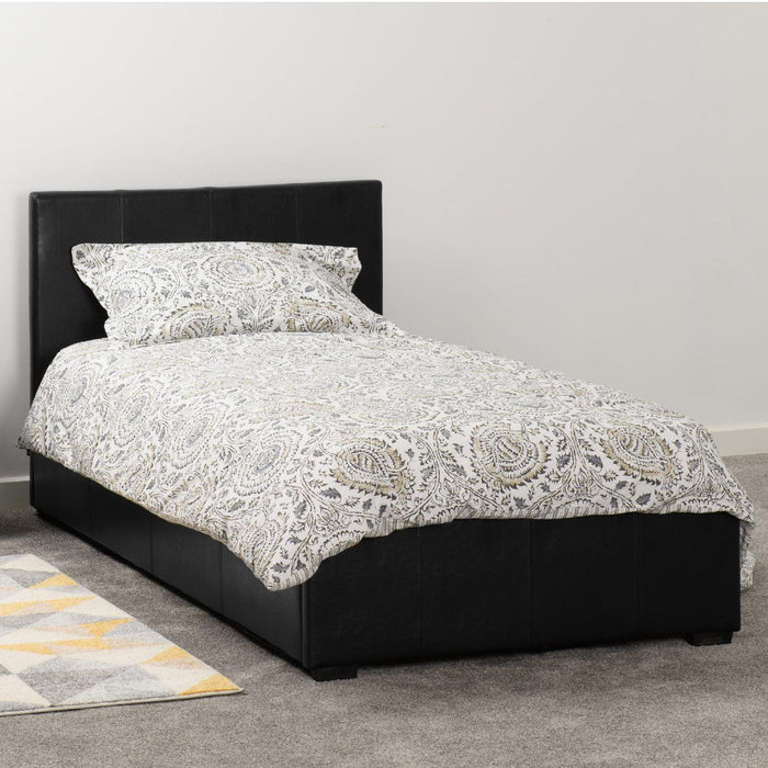 Waverley Faux Leather End Lift Ottoman Bed