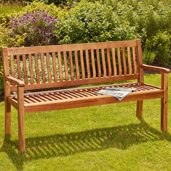 Acacia Seren Wooden Outdoor Garden Bench