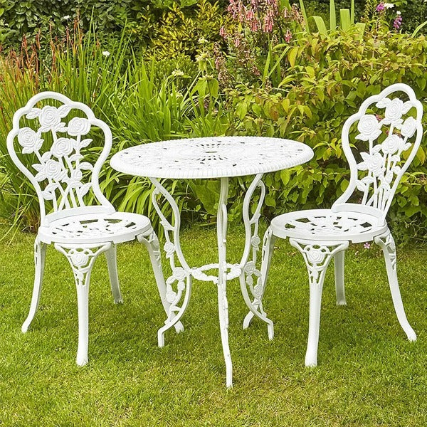 3 Piece Rose Bistro Garden Furniture Set